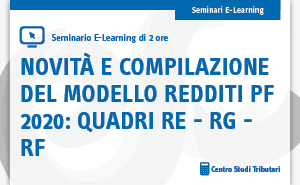 Novita E Compilazione Del Modello Redditi Persone Fisiche 2020 Quadri Re Rg Rf