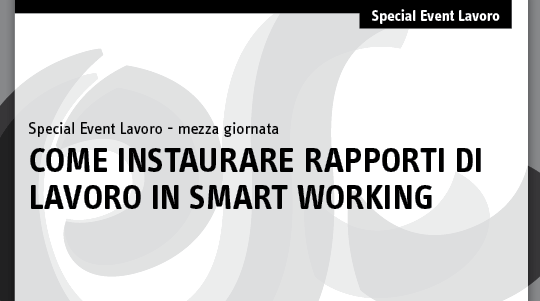 Come instaurare rapporti di lavoro in smart working