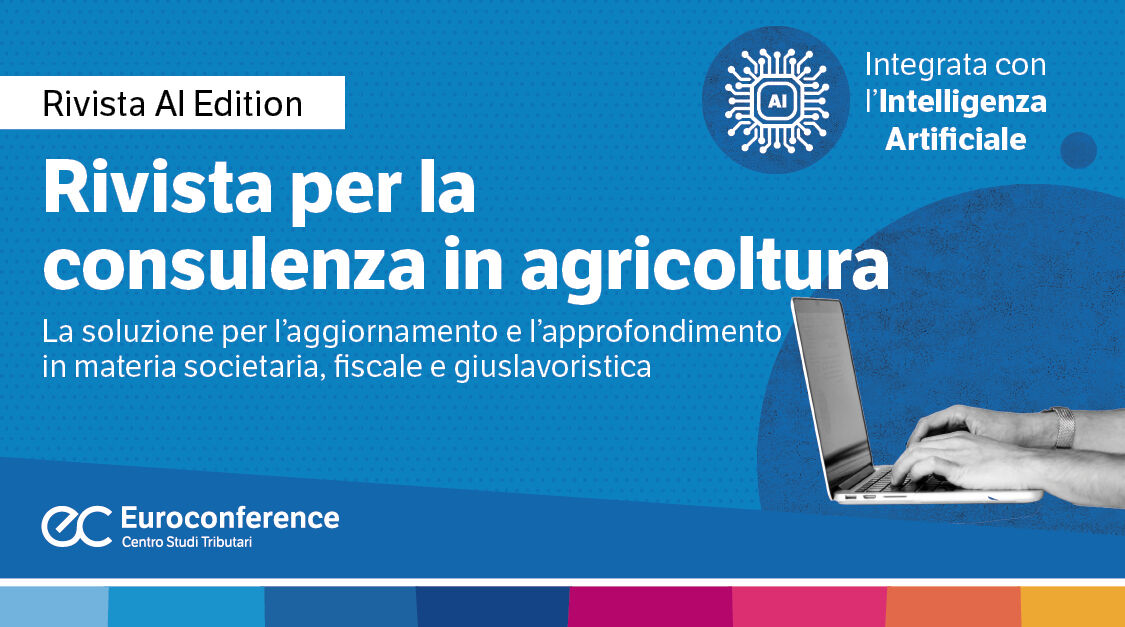 Immagine Rivista per la consulenza in agricoltura | Euroconference
