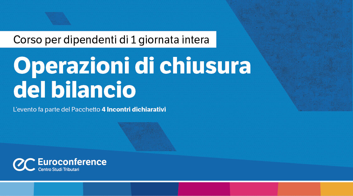 Immagine Operazioni di chiusura di bilancio | Euroconference