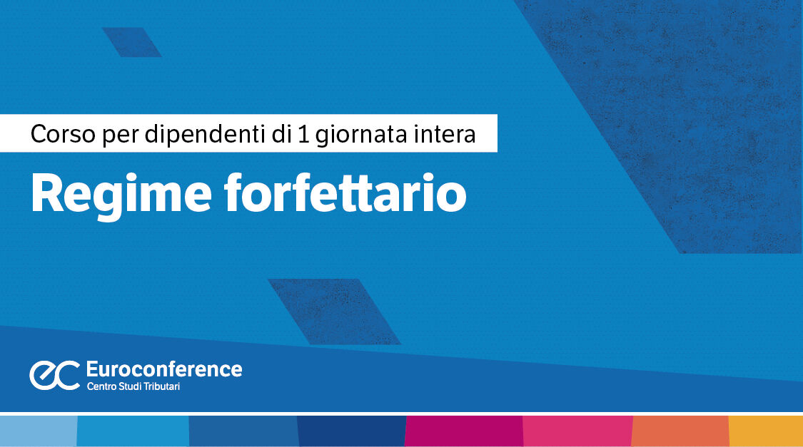 Immagine Regime forfettario | Euroconference