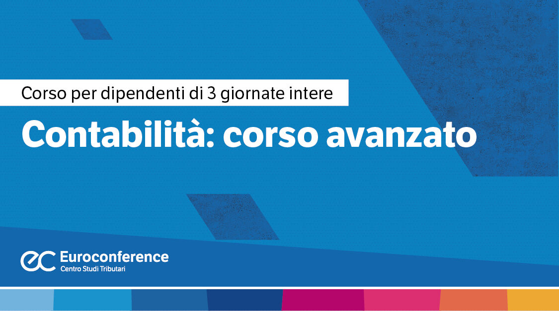 Immagine Contabilità: corso avanzato | Euroconference