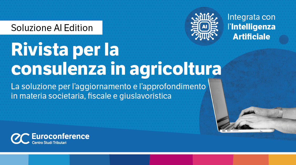 Immagine Rivista per la consulenza in agricoltura | Euroconference