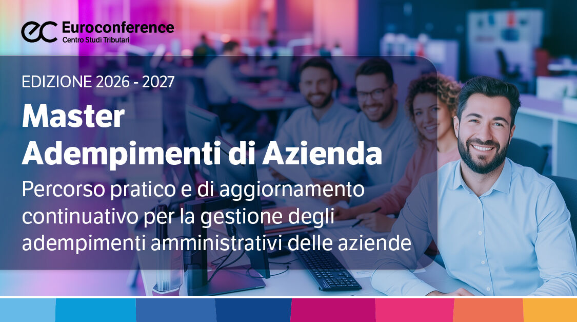 Immagine Adempimenti di azienda: master per dipendenti | Euroconference