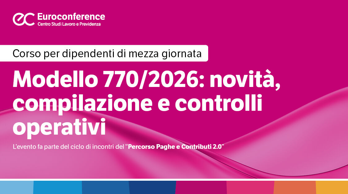 Immagine Compilazione del Modello 770 | Euroconference