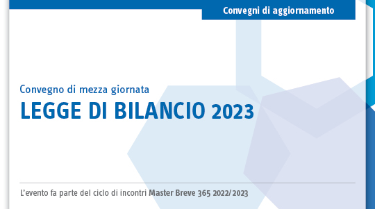 Immagine Legge di bilancio 2023 | Euroconference