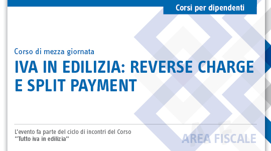 Immagine Iva in edilizia: reverse charge e split payment | Euroconference