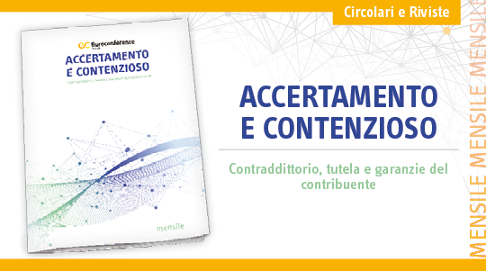 Immagine Accertamento e contenzioso | Euroconference
